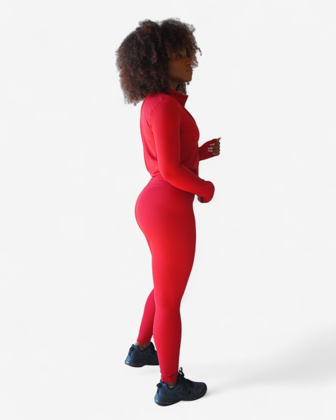 Legging de sport sans couture "Dynamo" à taille haute. Tissu de compression anti-transparence pour le fitness et la course. Confort et performance en 6 couleurs.