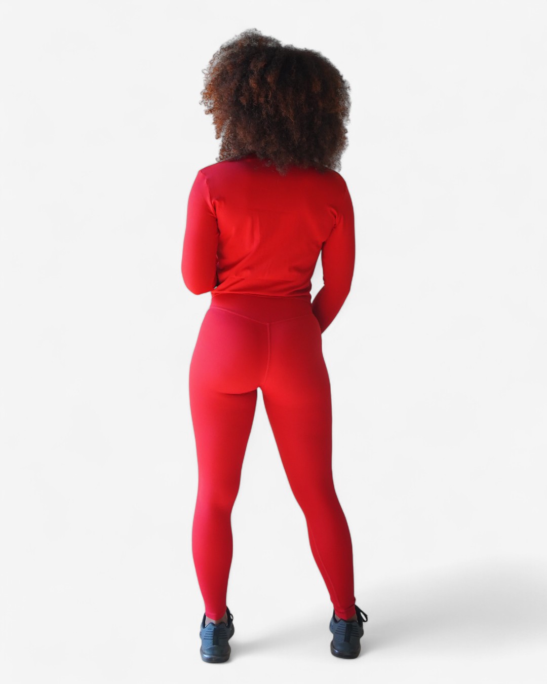 Legging de sport sans couture "Dynamo" à taille haute. Tissu de compression anti-transparence pour le fitness et la course. Confort et performance en 6 couleurs.
